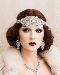 Great Gatsby Headpiece, Art Deco Headband, Art Deco Hair Accessory, Flapper  Headpiece, Crystal Headband, Gatsby Earrings Bracelet