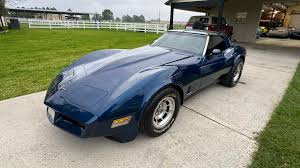 Image result for Dark Blue 1981 Corvette