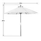 The sunshade can effortless en stepless be rotated, tilted and twisted in the desired position without. Buy Argos Home 2 7m Water Repellent Garden Parasol Cream Garden Parasols And Bases Argos