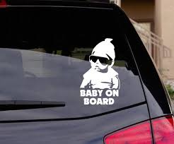 Baby On Board Car Decal Vinyl Sticker Decals Car Decal Sticker Etsy In 2020 Cool Car Stickers Bumper Stickers Funny Decals