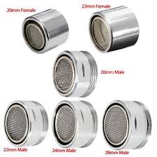 Sliding on the steel washer. Aerators Tap Aerator 28mm Chrome Plated Brass Male Tread Anti Splash Water Saver Spout Filter Washer Diy Tools