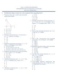 Contoh soal sistem persamaan linear dua variabel kelas 8.sistem persamaan linear dua variabel (spldv). Soal Spldv Kelas 8 Jawabanku Id