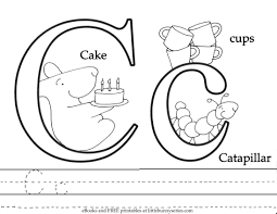 Letter C Coloring Page Pdf Preschool Coloring Pages Letter C Coloring Pages Coloring Pages