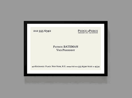 | professionally designed templates for business cards, invoices, pricing guides, media this enamel pin features the iconic american psycho patrick bateman business card the american psycho soft enamel horror pin measures. American Psycho Movie Poster Patrick Bateman Business Card Etsy