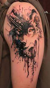 watercolor wolf tattoo tumblr kurt dovmeleri wolf tattoo design guzel dovmeler