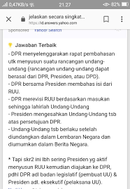 Dasar hukum tahapan pembentukan uu. Jelaskan Secara Singkat Proses Pembentukan Undang Undang Brainly Co Id