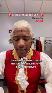 Keeping the fact that I was switching companies for a promotion a secret by  making yall think I left @Hamilton entirely was some of my finest acting  work 🎭 #hamilton #hamiltonmusical #theatre ...