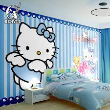 Gambar seni rupa 2 dimensi berupa lukisan dan 3 dimensi berupa patung. Contoh Gambar Hello Kitty Di Dinding Ideku Unik