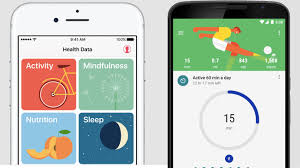 Here's how you love your cell phone. Google Fit V Apple Health