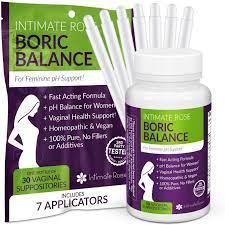 The chemical formula of boric acid is h3bo3 (or b(oh)3). Amazon Com Boric Acid Vaginal Suppositories 30 Count 600mg 7 Applicators Balance Ph Vaginal Odor Promote Vaginal Health Health Personal Care