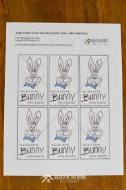The options can range from an inspiring book to. Easter Bunny Gift Tags Free Printable Ideas For The Home