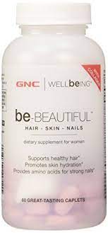 Gnc Be Beautiful Hair Skin Nails 60 Caplets Dietary Supplement For Women Dieting Store Supplements For Women Vitamins For Hair Growth Hair Skin Nails