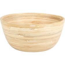 Coupelle Ronde En Bambou Dim O14xh 7 Cm Vaisselle Bambou Bambou Et Coupelle