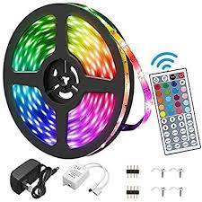 Salen1 50 Off Amazon Coupon On Led Strip Lights Waterproof 16 4ft 5m Flexible Color Changing Rgb 5050 Led Strip Light Kit With 44 Keys Ir Remote Controller A Led Strip Lighting