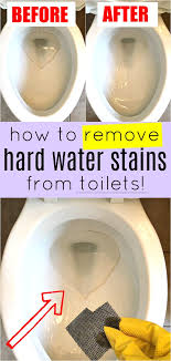 Stains that have been laundered and dried are almost impossible to remove. How To Remove Hard Water Stains From Toilets The Forked Spoon