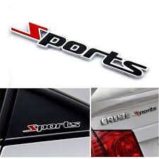 Car dealerships, rentals, magazines, blogs and related projects are a perfect match. Accessoires De Voiture Sports Word Lettre 3d Chrome Metal Autocollant De Voiture Embleme Badge Decal Auto Cdiscount Auto