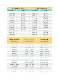 Daftar Harga Cetak Fhoto Harga mesin cuci sharp hanya sejutaan rupiah, temukan di iprice indonesia! daftar harga cetak fhoto