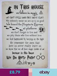 With harry potter and the deathly hallows, the famous e. Harry Potter Sign In This House We Do Magic Harry Potter Quotes Gift Idea Harry Potter Sign Harry Potter Decor Harry Potter Diy