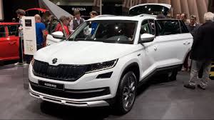 The only free colours for the kodiaq scout are a flat blue, white or grey, and we reckon a metallic hue dramatically enhances the look of the car. Skoda Kodiaq Scout 4x4 2017 In Detail Review Walkaround Interior Exterior Youtube