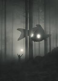 Deep Forest 2017 Dawid Planeta Deep Forest 2017 Dawid Planeta Gallery Quality Print On Thick 45cm 32cm Metal Plate Surreal Art Horror Art Mystical World