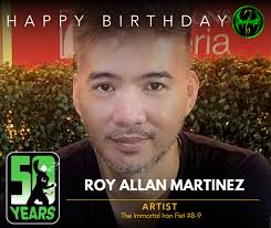 HAPPY BIRTHDAY, ROY ALLAN MARTINEZ! Martinez was an artist