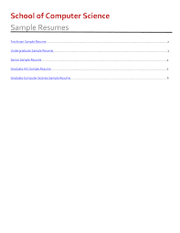 How to apply for a full time job with a computer science degree? Kostenloses Sample Engineering Resume For Fresher