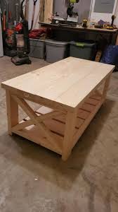 First Project Farmhouse Coffee Table Ana White In 2020 Coffee Table Farmhouse Coffee Table Pallett Coffee Table