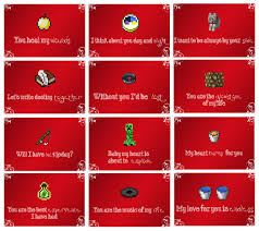 Coloring, the act of adding color to the pages of a coloring book; Minecraft Valentine Cards By Mythikun On Deviantart