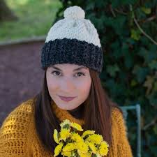 This hat is 99% loom knit and 1% crochet. Loom Knitting By This Moment Is Good Free Loom Knit Hat Pattern