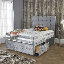 Both the double and small double bed with mattress designs can feature storage. Crushed Velvet Divan Bed Crushed Velvet Double Bed Upto 50 Off