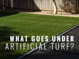 What Goes Under Artificial Turf Turf Pros Solution