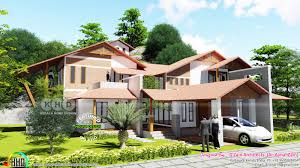 Finished House With Its 3d Rendering View Kerala Home Design Bloglovin