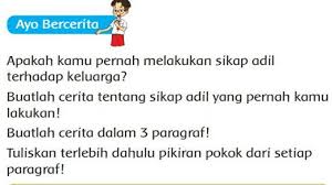 Kunci jawaban tematik tema 1 kelas 5 subtema 1 pembelajaran 4. Kunci Jawaban Kelas 3 Sd Tema 8 Halaman 190 191 193 194 195 196 Cerita Tentang Sikap Adil Tribunnews Com Mobile