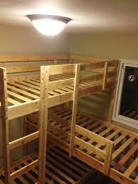 Triple Bunk Hack Mydal Bunkbeds Ikea Hackers Bunk Beds Triple Bunk Bed Kids Bunk Beds