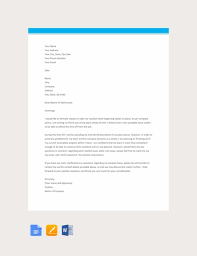 14 Leave Letter Examples Templates In Word Pages Docs Pdf Examples
