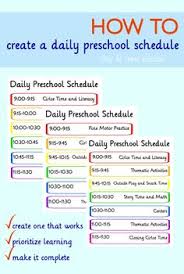 104 Best Preschool Schedule Images In 2019 Preschool