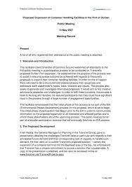 Proposed Expansion of Container Handling Facilities in ...