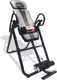 New 100 Health Gear Deluxe Inversion Table With Adjustable Heat And Massage Inversion Table Inversions Black And Red