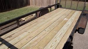 In this easy diy homesteading project video, eric will show you how to build wood sides for a utility trailer or flatbed trailer. Utility Trailer Floor Replacement Wood Floor Bed