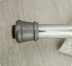 How To Keep Your Shower Curtain From Falling Down Lovely Etc Diy Shower Curtain Shower Curtain Rods Shower Rod