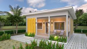 One level / single story house plans. One Story House Plan Simple And Minimalist One Bedroom Home