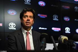 Gillon mclachlan is a chief executive officer of the australian football league as well as a former australian footballer. Afl Season Gets Off To Eerie Start As Richmond And Carlton Blockbuster Played At Deserted Mcg Daily Mail Online