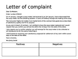 All about letter writing formats. Writing A Formal Letter Of Complaint Non Fiction Structure