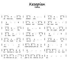Not Angka Lagu Vierra Kesepian - vevnews