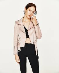Jacke Mit Reissverschlussen Neuware Damen Zara Deutschland Jacken Mode Inspiration Suede Leather Jacket