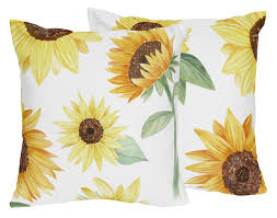 Rosemary garden on white janice gaynor. Set Of 2 Green And White Sunflower Boho Floral Girl Side Crib Rail Guards Baby Teething Cover Protector Wrap Sweet Jojo Designs Yellow Farmhouse Watercolor Flower Kids Home Store Home Kitchen