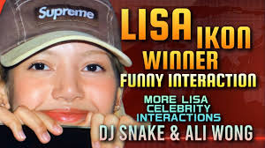 Lisa Attends Winner Concert With Ikon Donghyuk and Jinhwan