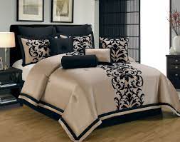 We also have bedding sets in all sorts of colors and patterns. 10 Piece King Dawson Black And Gold Comforter Set Bedroom Comforter Sets Master Bedroom Comforter Sets Comforter Sets