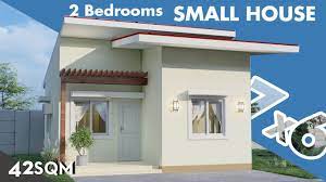Small House Design Idea Low Cost 42 Sqm Small House Simple House Design House Design