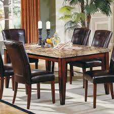 Steve Silver Montibello 5 Piece Marble Top Rectangular Dining Table Set Casual Dining Table Dining Table Rectangular Dining Set